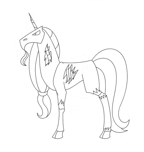 Zombie Unicorn: Benny Final Character Design