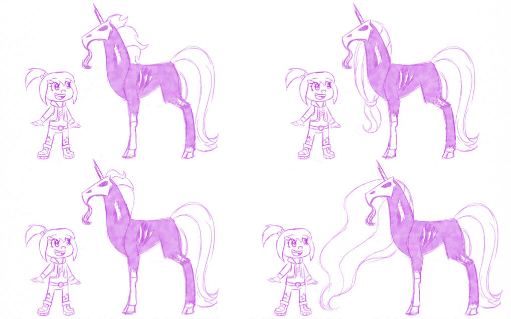 Zombie Unicorn: Benny Character Design